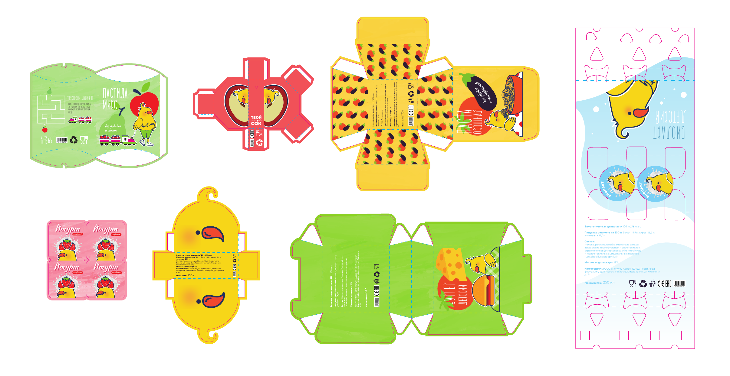 Characters & packaging — работа 2